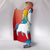 Rainbow Unicorn Print Hooded Blanket-Free Shipping - Deruj.com