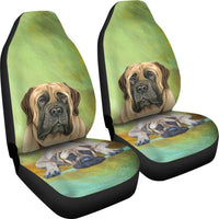 English Mastiff Dog Print Car Seat Covers- Free Shipping - Deruj.com