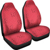 Butterfly Print On Red Car Seat Covers-Free Shipping - Deruj.com