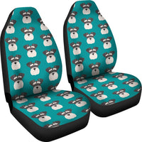 Miniature Schnauzer Dog Pattern Print Car Seat Covers-Free Shipping - Deruj.com
