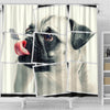 Cute Pug Dog Image Art Print Shower Curtains-Free Shipping - Deruj.com