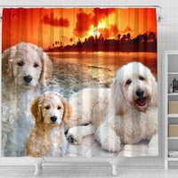 Goldendoodle Print Shower Curtains-Free Shipping - Deruj.com