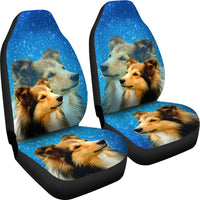 Shetland Sheepdog Print Car Seat Covers-Free Shipping - Deruj.com