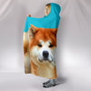 Cute Akita Dog Print Hooded Blanket-Free Shipping - Deruj.com