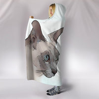 Amazing Tonkinese cat Print Hooded Blanket-Free Shipping - Deruj.com