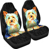 Cute Yorkshire Terrier (Yorkie) Art Print Car Seat Covers- Free Shipping - Deruj.com