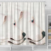 Dogo Argentino Dog Print Shower Curtain-Free Shipping - Deruj.com