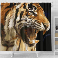 Amazing Tiger Art Print Limited Edition Shower Curtains-Free Shipping - Deruj.com