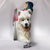 Samoyed Dog Print Hooded Blanket-Free Shipping - Deruj.com