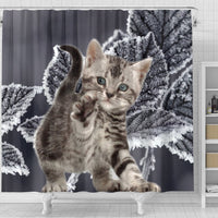 Cute American Bobtail Print Shower Curtains-Free Shipping - Deruj.com
