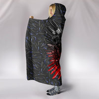 Gun And Skull Print Limited Edition Hooded Blanket-Free Shipping - Deruj.com