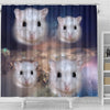 Campbell's Dwarf Hamster Print Shower Curtains-Free Shipping - Deruj.com