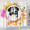 Colorful Aidi Dog Print Shower Curtain-Free Shipping - Deruj.com