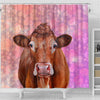 Limousin Cattle (Cow) Print Shower Curtains-Free Shipping - Deruj.com