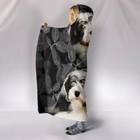 Lovely Polish Lowland Sheepdog Print Hooded Blanket-Free Shipping - Deruj.com