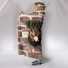 Rottweiler Dog Print Hooded Blanket-Free Shipping - Deruj.com