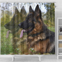 German Shepherd Dog Nature Print Shower Curtains-Free Shipping - Deruj.com