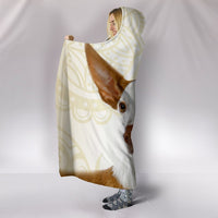 Ibizan Hound Dog Print Hooded Blanket-Free Shipping - Deruj.com