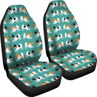 Toy Fox Terrier Dog Pattern Print Car Seat Covers-Free Shipping - Deruj.com