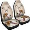 Borzoi Dog Print Car Seat Covers-Free Shipping - Deruj.com