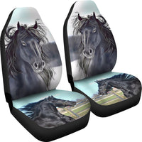 Friesian Horse Print Car Seat Covers-Free Shipping - Deruj.com