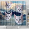 Burmilla Cat Print Shower Curtains-Free Shipping - Deruj.com