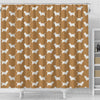 Petit Basset Griffon Vendeen Dog Pattern Print Shower Curtains-Free Shipping - Deruj.com