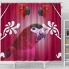 Mini-macaw Parrot Print Shower Curtain-Free Shipping - Deruj.com