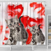 Cute American Shorthair Print Shower Curtains-Free Shipping - Deruj.com