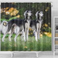 Amazing Saluki Dog Print Shower Curtains-Free Shipping - Deruj.com