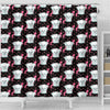 Cute Maltese Dog With Hearts Print Shower Curtains-Free Shipping - Deruj.com