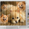 Pomeranian Print Shower Curtains-Free Shipping - Deruj.com