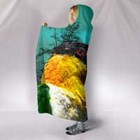 Caique Parrot Print Hooded Blanket-Free Shipping - Deruj.com