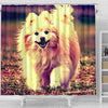 Cute Pomeranian Dog Art Print Shower Curtains-Free Shipping - Deruj.com