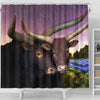 Ankole Watusi Cattle (Cow) Print Shower Curtains-Free Shipping - Deruj.com