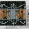 Amazing Senepol Cattle (Cow) Print Shower Curtain-Free Shipping - Deruj.com