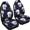 Bichon Frise Patterns Print Car Seat Covers-Free Shipping - Deruj.com