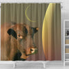 Senepol Cattle (Cow) Print Shower Curtain-Free Shipping - Deruj.com