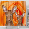Pharaoh Hound Dog Print Shower Curtains-Free Shipping - Deruj.com