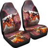 Texas Longhorn Cattle Print Car Seat Covers- Free Shipping - Deruj.com