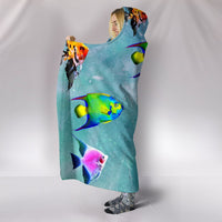 Angel Fish Print Hooded Blanket-Free Shipping - Deruj.com
