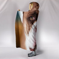 Bulldog Print Hooded Blanket-Free Shipping - Deruj.com