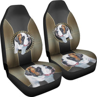 Cute Saint Bernard Dog Print Car Seat Covers- Free Shipping - Deruj.com