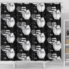 Pomeranian Dog Patterns Print Shower Curtain-Free Shipping - Deruj.com