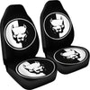 Pit Bull Dog On Black Print Car Seat Covers-Free Shipping - Deruj.com