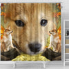 Shiba Inu Dog Print Shower Curtains-Free Shipping - Deruj.com