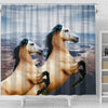 Andalusian Horse Print Shower Curtains-Free Shipping - Deruj.com