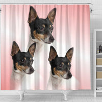 Toy Fox Terrier Print Shower Curtain-Free Shipping - Deruj.com
