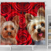 Yorkshire Terrier Print Shower Curtains-Free Shipping - Deruj.com