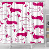 Dachshund Patterns Print Shower Curtain-Free Shipping - Deruj.com